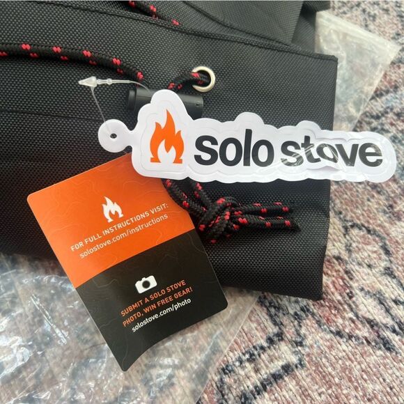 NWT Solo Stove Bonfire Black Carrying Bag Protective Cover - Picture 4 of 7
